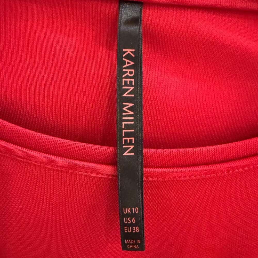 Smythe Plaid Double Breasted Blazer (8) & Karen Millen red top - Picture 11 of 13